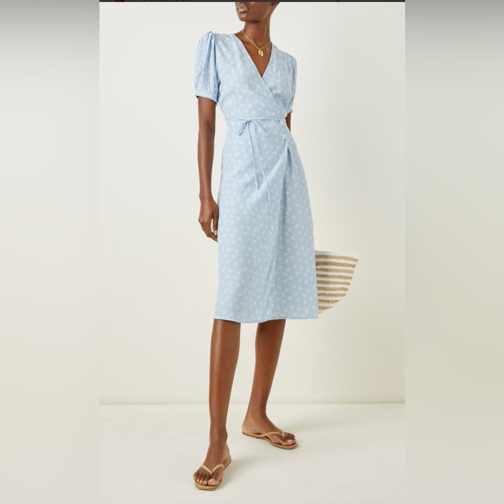 Faithfull The Brand Carmine Midi Dress Size 10